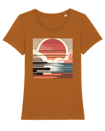 Sunset - soare dupa nori pufosi Roasted Orange