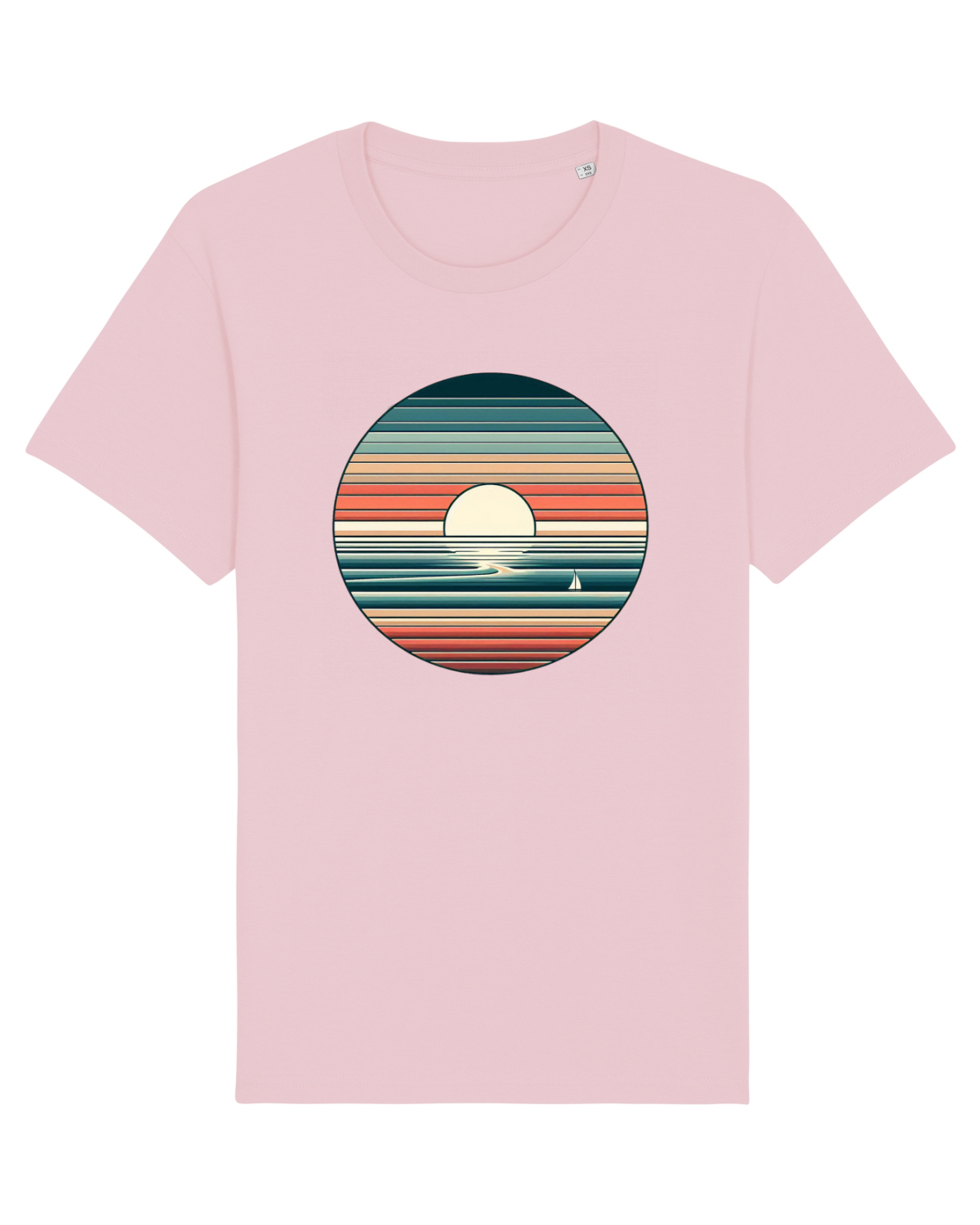 Tricou mânecă scurtă Unisex Rocker Cotton Pink