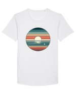 Sunny beach - barca pe apa Tricou mânecă scurtă guler larg Bărbat Skater
