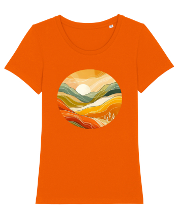 Soare si nori peste dealuri - Sunset Bright Orange