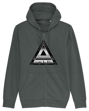 Triunghi - linii geometrice Anthracite