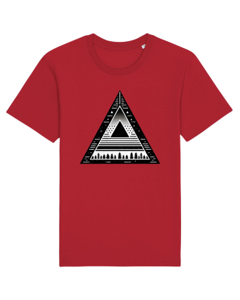 Triunghi - linii geometrice Red