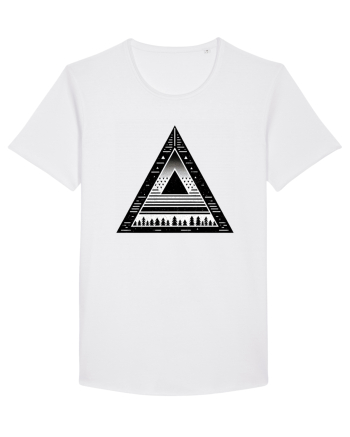 Triunghi - linii geometrice White