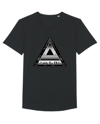 Triunghi - linii geometrice Black