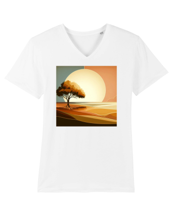 Tree under the sun White
