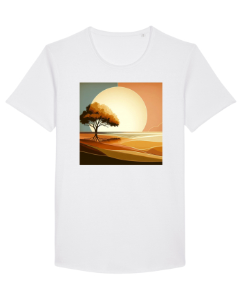 Tree under the sun White