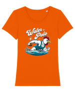 Cocosul Polo - Water Polo inotatorul iscusit Tricou mânecă scurtă guler larg fitted Damă Expresser