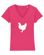 Gaina Tricou mânecă scurtă guler V Damă Evoker