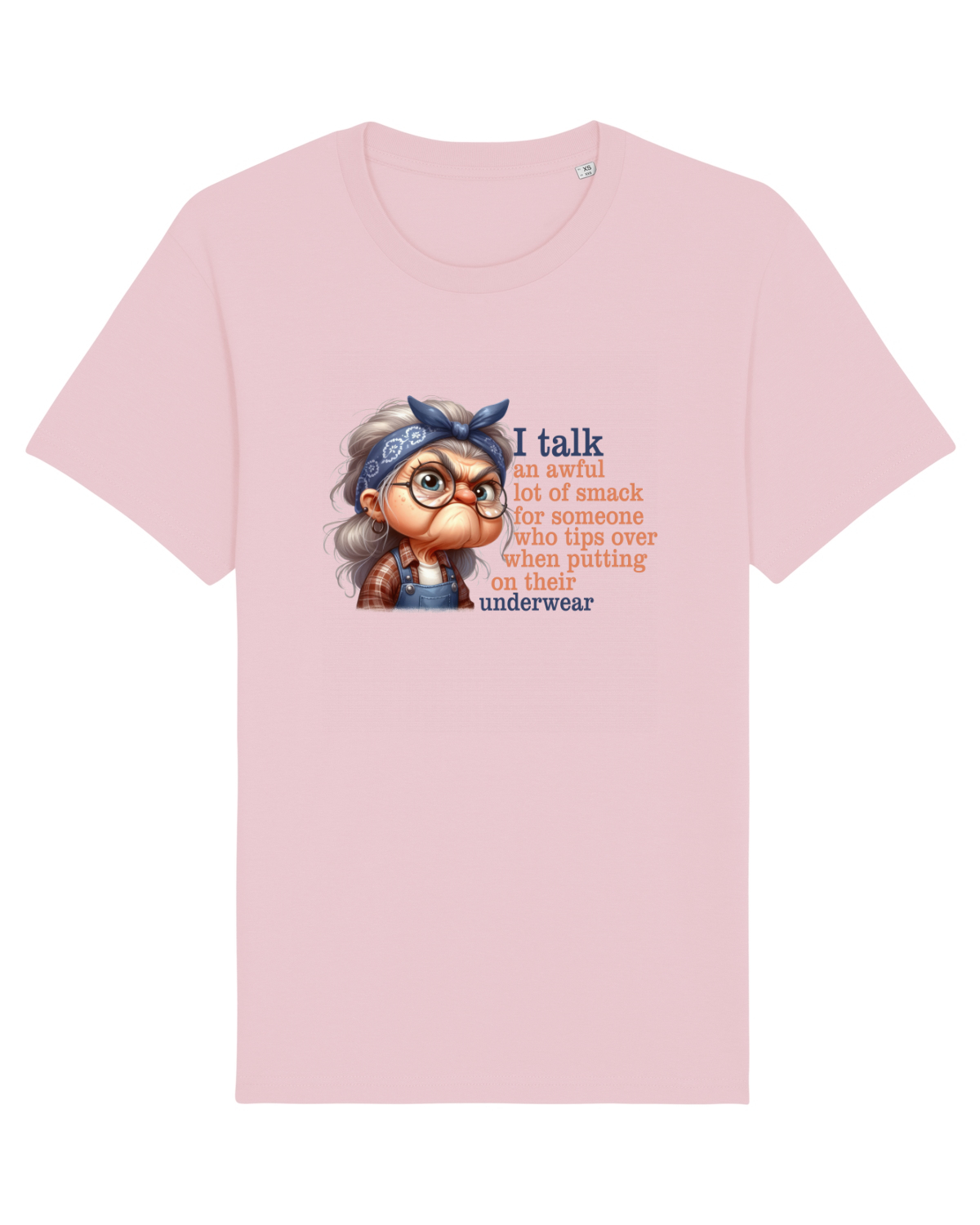 Tricou mânecă scurtă Unisex Rocker Cotton Pink