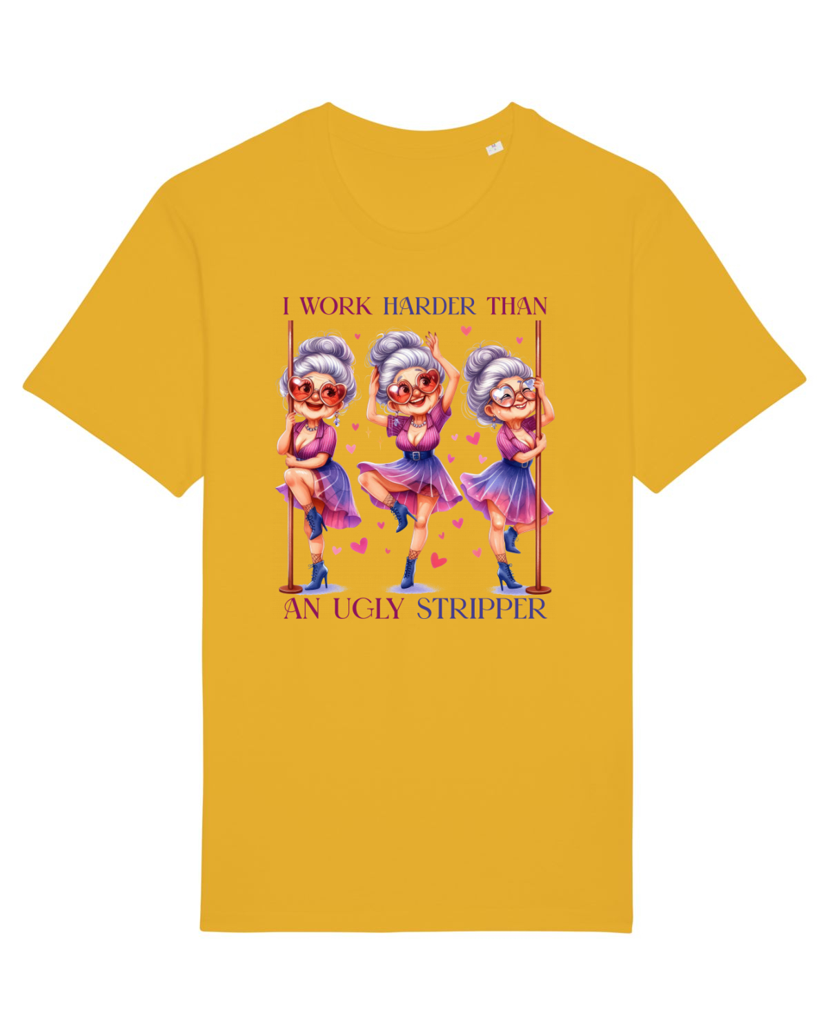 Tricou mânecă scurtă Unisex Rocker Spectra Yellow