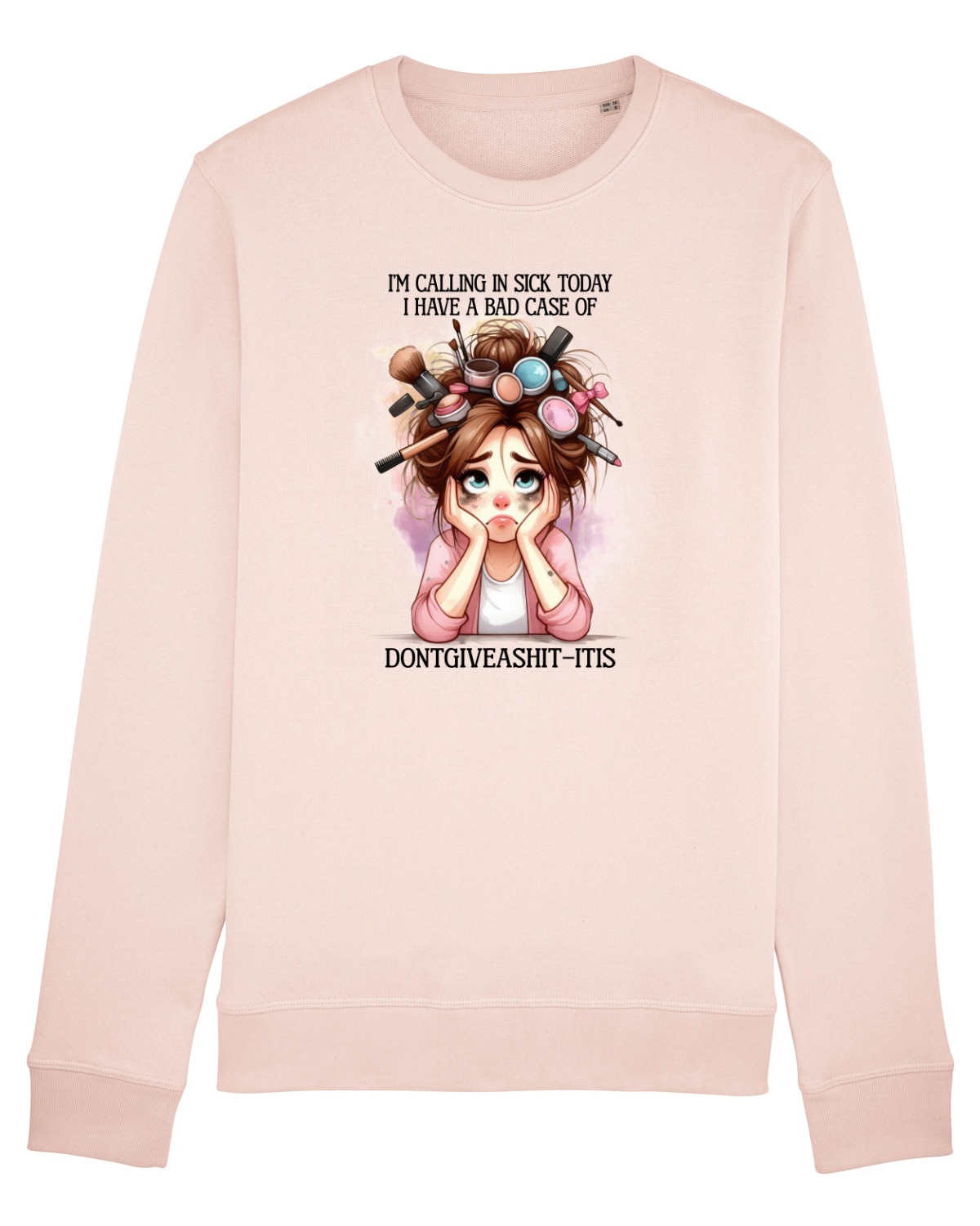 Bluză mânecă lungă Unisex Rise Candy Pink