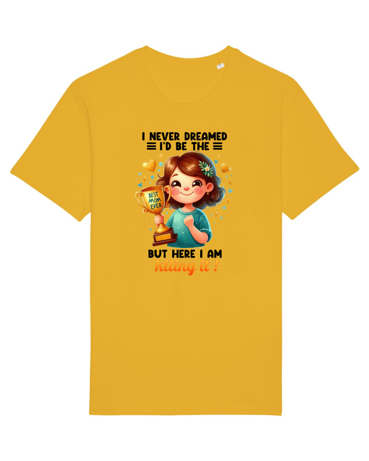 Tricou mânecă scurtă Unisex Rocker Spectra Yellow