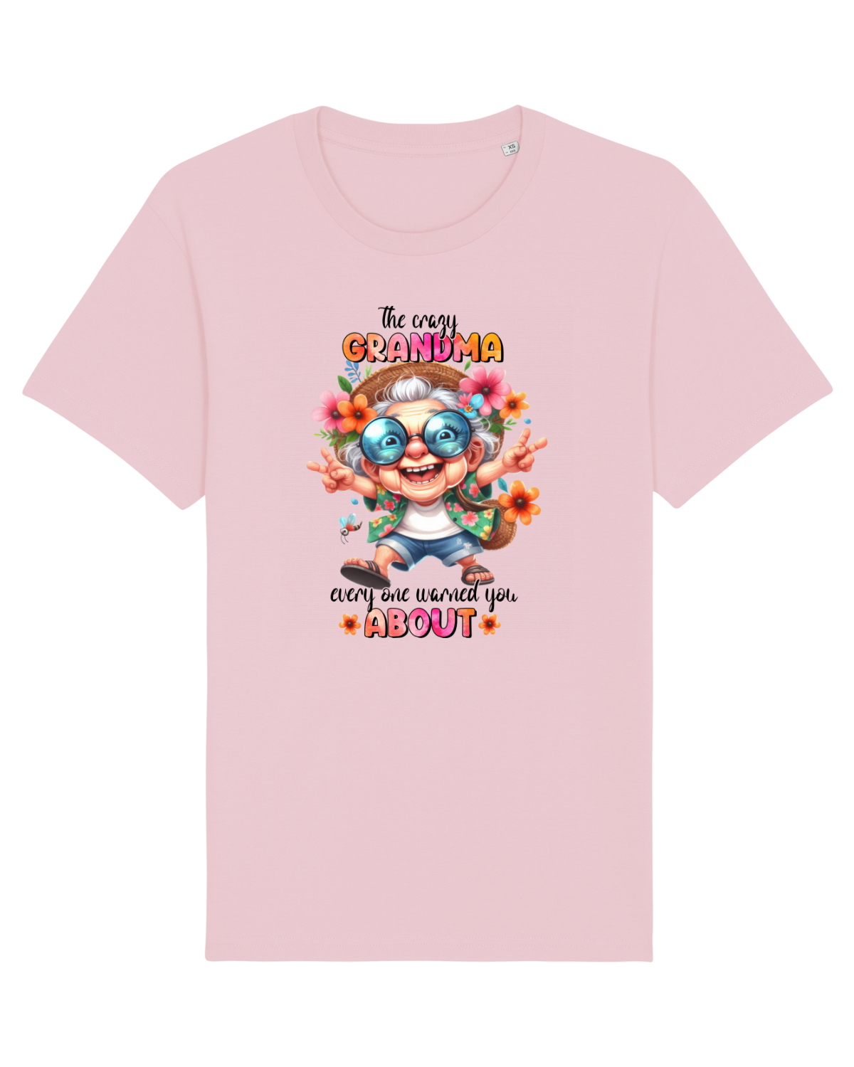 Tricou mânecă scurtă Unisex Rocker Cotton Pink