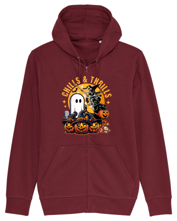 Halloween  Fantoma ce plimba catelul -  Chills & Thrills Burgundy