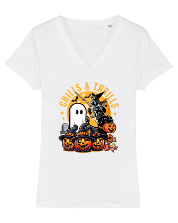 Halloween  Fantoma ce plimba catelul -  Chills & Thrills White