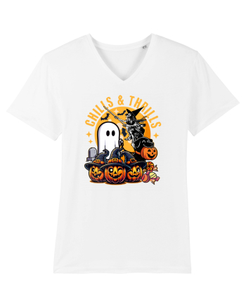 Halloween  Fantoma ce plimba catelul -  Chills & Thrills White