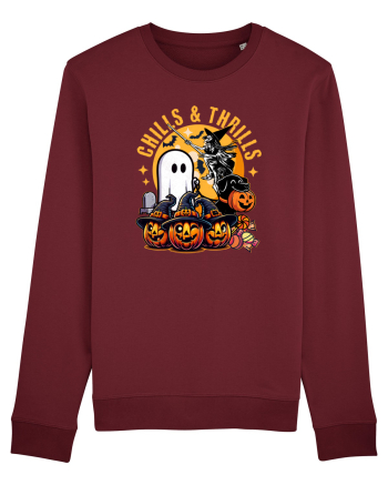 Halloween  Fantoma ce plimba catelul -  Chills & Thrills Burgundy