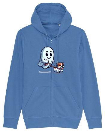 Halloween Fantoma Si Catelul La Plimbare Bright Blue