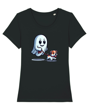 Halloween Fantoma Si Catelul La Plimbare Black