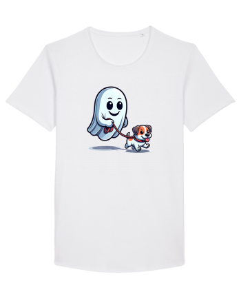 Halloween Fantoma Si Catelul La Plimbare White