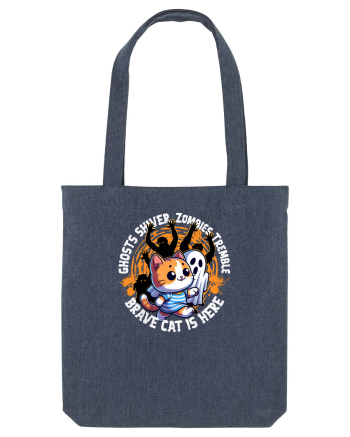 Halloween Pisica Curajoasa si Fantoma Speriata Midnight Blue