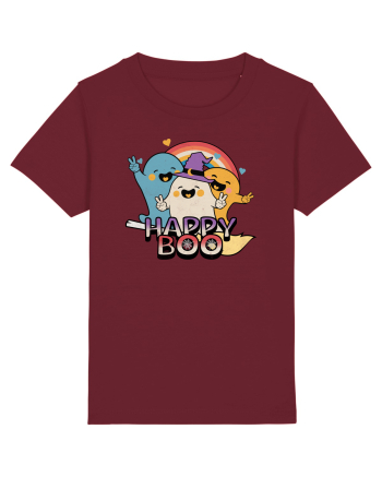 Halloween Happy Boo Fantomele Simpatice Burgundy