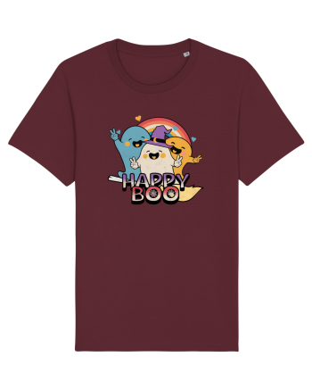 Halloween Happy Boo Fantomele Simpatice Burgundy
