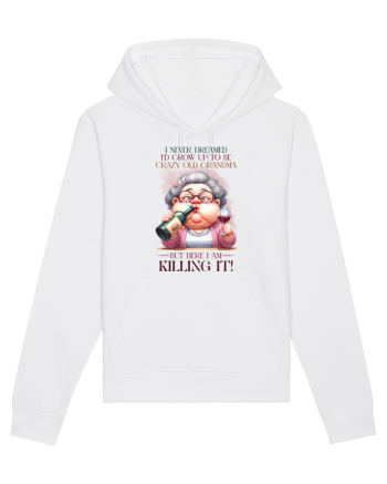 Crazy Old Grandma White