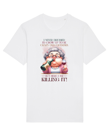 Crazy Old Grandma White