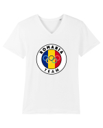 Romania-  Olympic Team Tricou mânecă scurtă guler V Bărbat Presenter