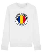 Romania - Liber sa fiu ultra'! Bluză mânecă lungă Unisex Rise