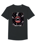 Bite Me Tricou mânecă scurtă guler larg Bărbat Skater