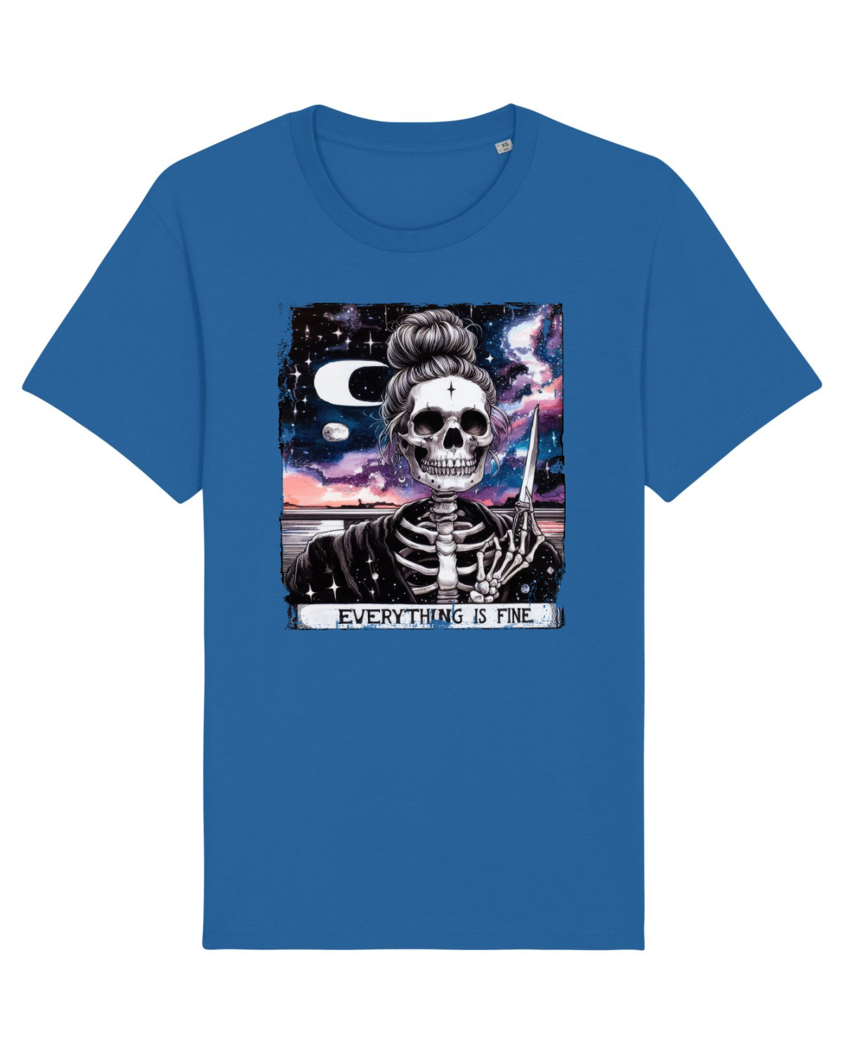 Tricou mânecă scurtă Unisex Rocker Royal Blue