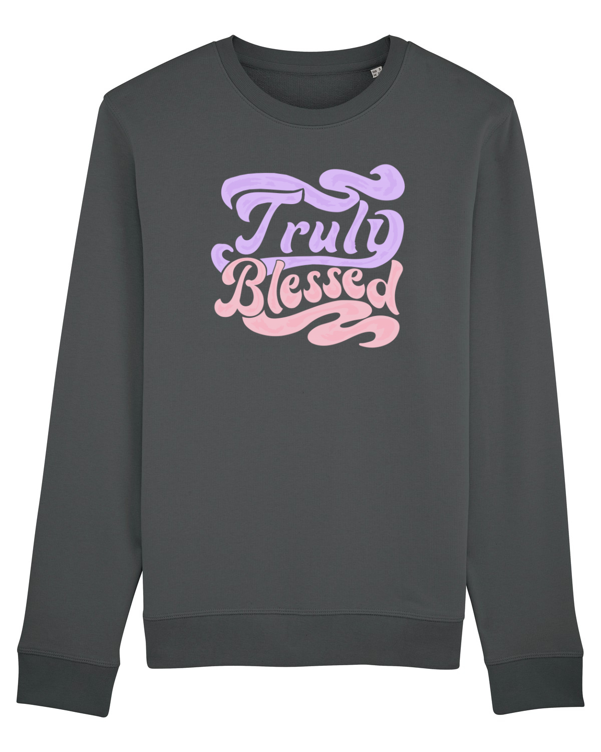 Bluză mânecă lungă Unisex Rise Anthracite