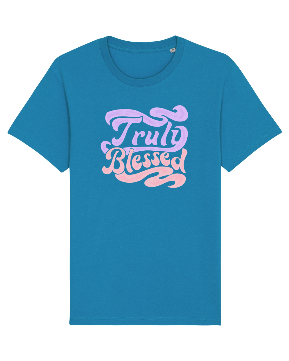 Tricou mânecă scurtă Unisex Rocker Azur