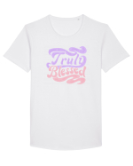 Truly Blessed Tricou mânecă scurtă guler larg Bărbat Skater