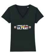 Libera sa fiu ultra! Tricou mânecă scurtă guler V Damă Evoker