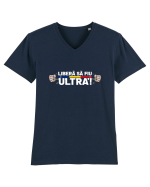 Libera sa fiu ultra! Tricou mânecă scurtă guler V Bărbat Presenter