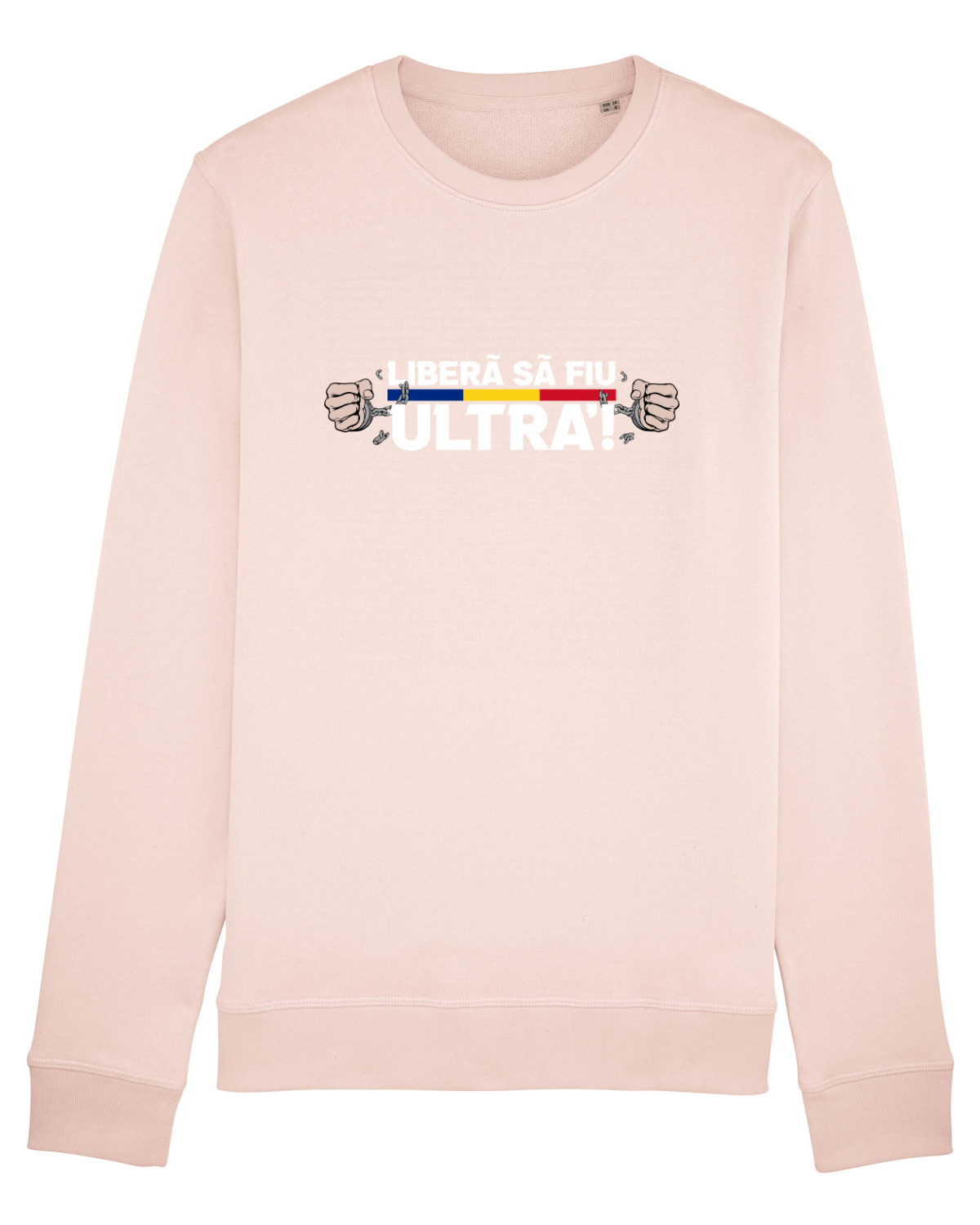 Bluză mânecă lungă Unisex Rise Candy Pink