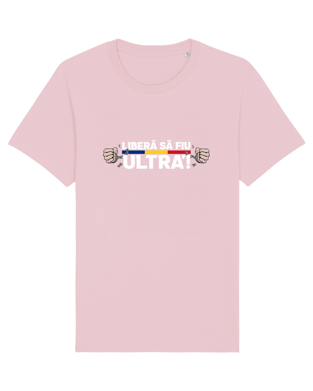 Tricou mânecă scurtă Unisex Rocker Cotton Pink