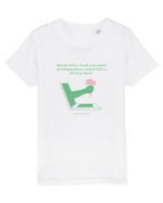 Diferenta dintre o zi buna si una proasta Tricou mânecă scurtă  Copii Mini Creator