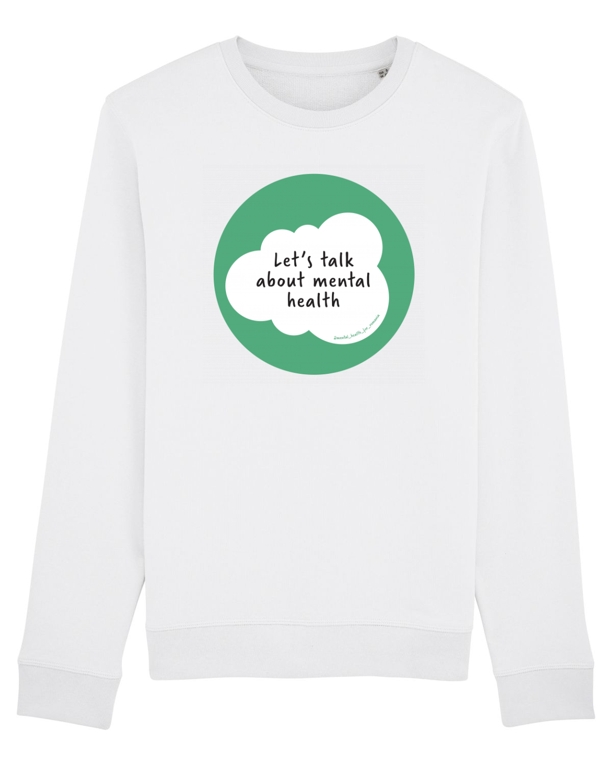 Bluză mânecă lungă Unisex Rise White