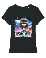 Spooky Mama Tricou mânecă scurtă guler larg fitted Damă Expresser