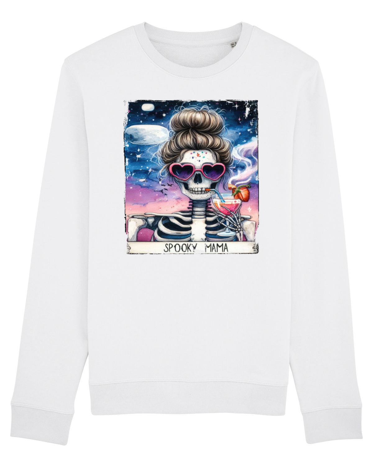 Bluză mânecă lungă Unisex Rise White