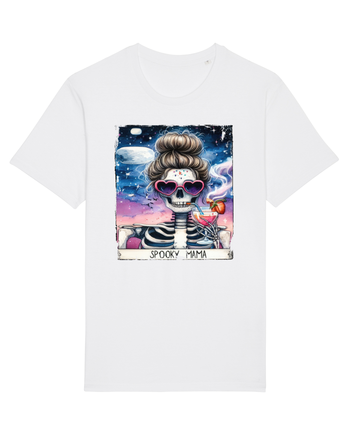 Tricou mânecă scurtă Unisex Rocker White