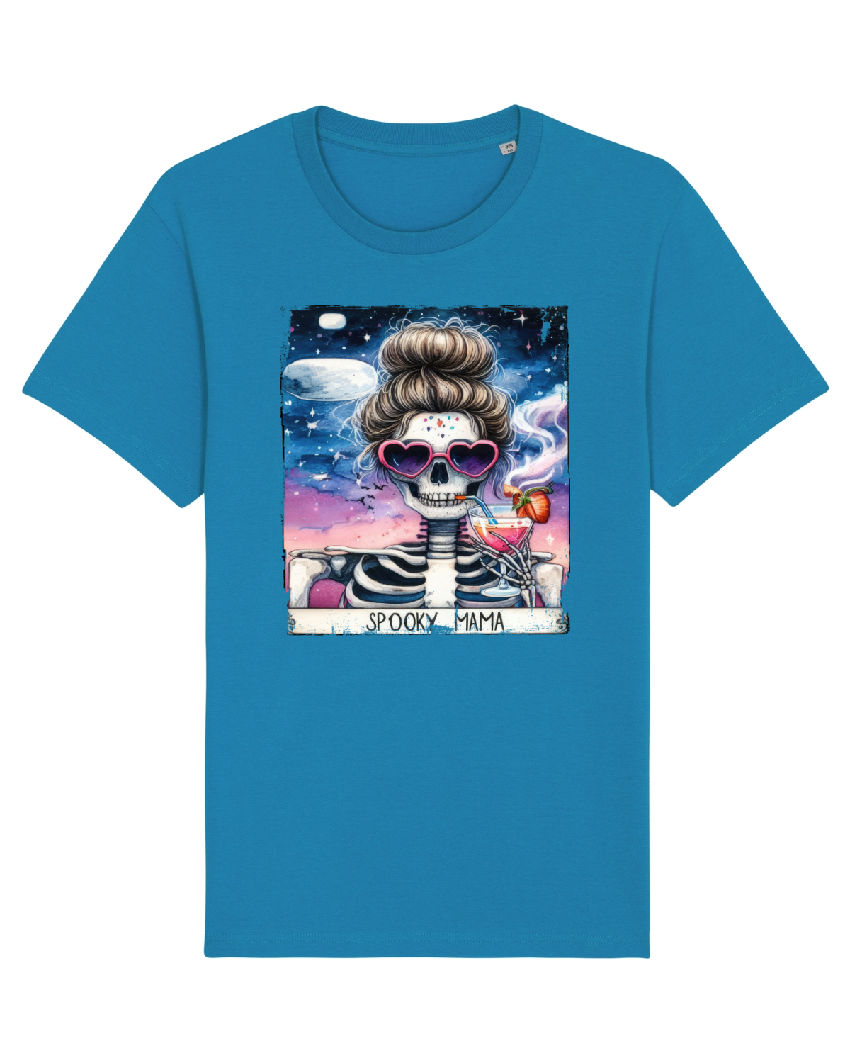 Tricou mânecă scurtă Unisex Rocker Azur