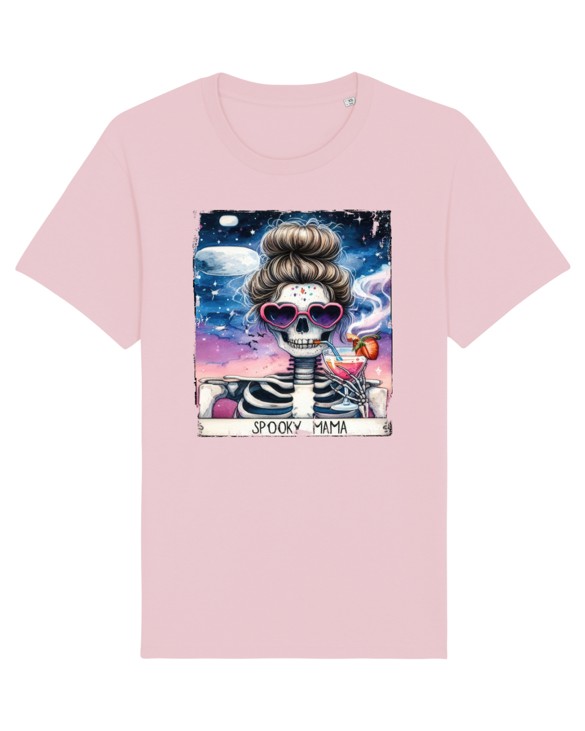 Tricou mânecă scurtă Unisex Rocker Cotton Pink