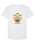 Floare Care Citește  Tricou mânecă scurtă guler larg Bărbat Skater