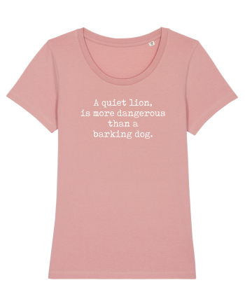 A lion vs a dog Canyon Pink