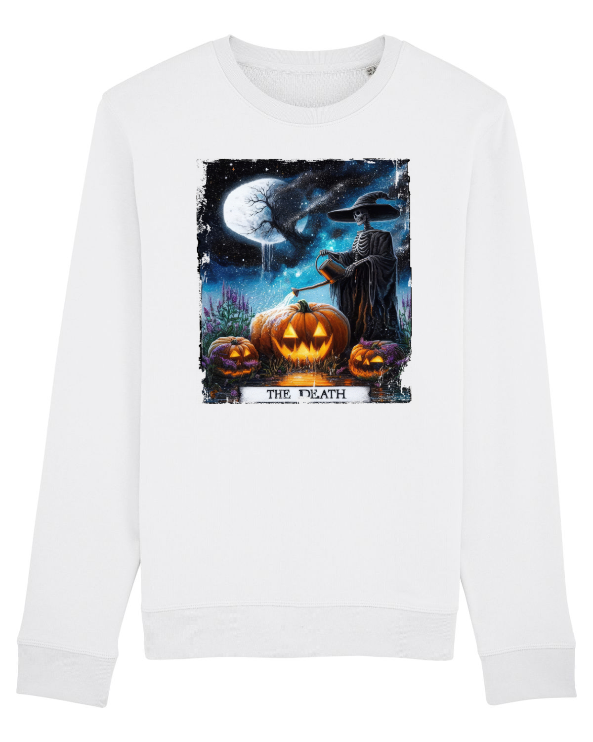 Bluză mânecă lungă Unisex Rise White